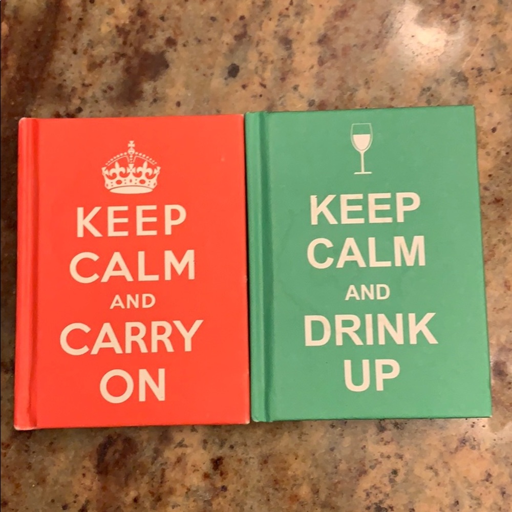 Keep Calm table books